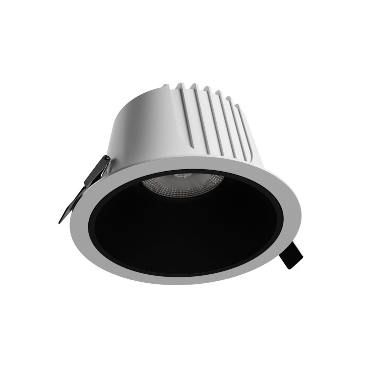 Oprawa sufitowa ORBITO Downlight 14-27W WW 230V 40st IP44 Ra90 UGR<19 169X95MM Biały/Czarny mat okr. regulacja mocy 5 SLI043020WW_PW SPECTRUM LED