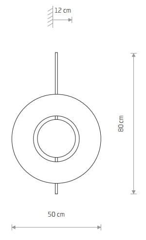 Lampa ścienna Kinkiet Industrialny Loft SUNSET A 7653 NOWODVORSKI Lighting GX53 x2 okrąg drewniany nowoczesna oprawa oświetleniowa metal drewno sklejka podwójny Inspiracje Premium