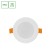 DURE 3 Downlight 5W CW 230V 110st IP54 IK06 95x31 białe Biały okrągłe okrągła Zasilacz zintegrowany SLI043021CW_PW SPECTRUM LED