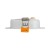 DURE 3 Downlight 5W CW 230V 110st IP54 IK06 95x31 białe Biały okrągłe okrągła Zasilacz zintegrowany SLI043021CW_PW SPECTRUM LED