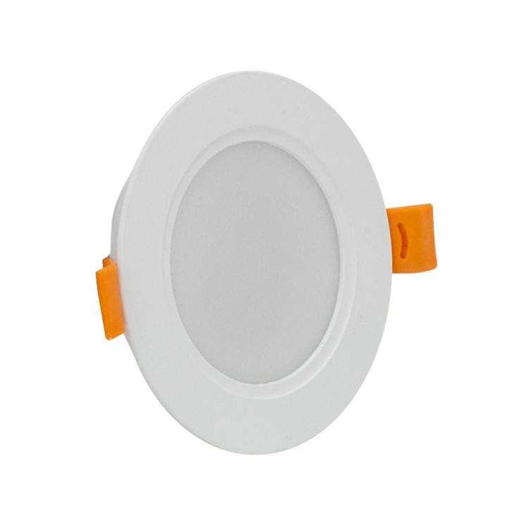 DURE 3 Downlight 5W WW 230V 110st IP54 IK06 95x31 białe Biały okrągłe okrągła Zasilacz zintegrowany SLI043021WW_PW SPECTRUM LED