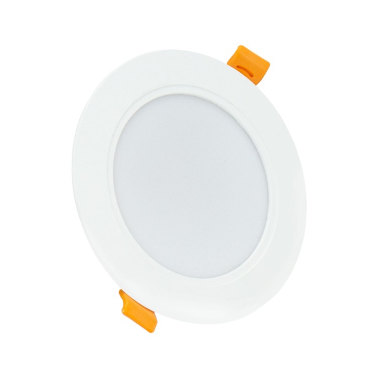 DURE 3 Downlight 8W WW 230V 110st IP54 IK06 118x31 białe Biały okrągłe okrągła Zasilacz zintegrowany SLI043022WW_PW SPECTRUM LED