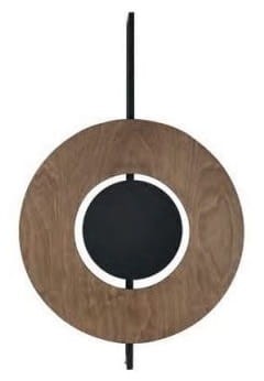 Lampa ścienna Kinkiet Industrialny Loft SUNSET A 7653 NOWODVORSKI Lighting GX53 x2 okrąg drewniany nowoczesna oprawa oświetleniowa metal drewno sklejka podwójny Inspiracje Premium