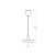 ALBENE ECO LED SMD 18W 230V WW RED cable SLI044004_RED SPECTRUM LED lampa sufitowa wisząca zwis
