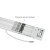 VIGA Liniowa 600mm 18W CW 230V 120st IP20 76x600x26mm Biały SLI045003CW_PW SPECTRUM LED