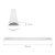 VIGA Liniowa 600mm 18W CW 230V 120st IP20 76x600x26mm Biały SLI045003CW_PW SPECTRUM LED
