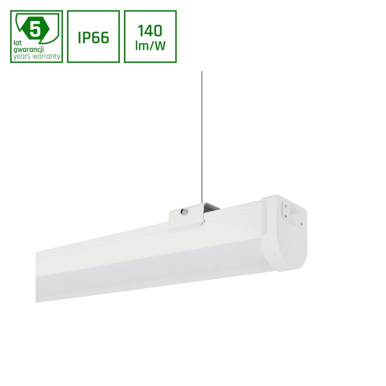 LIMEA SLIM 2 Hermetyk 60W WW 230V 120st IP66 IK08 1700x65x67mm Biały 5 Lat Gwarancji bez kabla SLI047005WW SPECTRUM LED