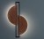 Lampa ścienna Kinkiet Industrialny Loft SUNRISE LED 7652 NOWODVORSKI Lighting 12W okrąg drewniany nowoczesna oprawa oświetleniowa dekoracyjna metal drewno sklejka podwójny Inspiracje Premium