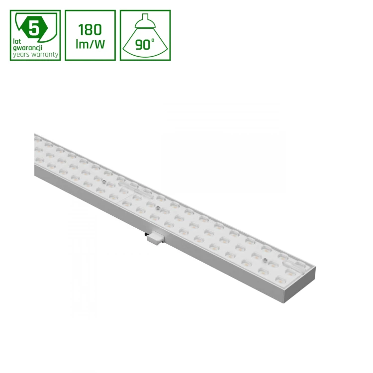 LIMEA PRO TRUNKING SYSTEM 75W NW 230V 90st IP40 1438mm Biały 5 Lat Gwarancji DALI SLI047100NW_PW SPECTRUM LED
