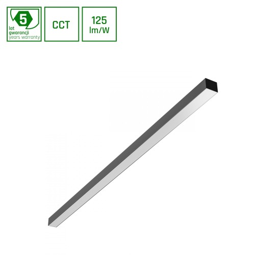 ALLDAY BASIC 40W CCT 230V IP20 1203x42x37mm Czarny 5 Lat Gwarancji SLI047301CCT_PW SPECTRUM LED