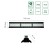 Oprawa przemysłowa HALLS LINE HIGH BAY 150W NW 230V 75X140ST IP66 IK10 745X126X95MM Czarny 5 Lat Gwarancji 0-10V SLI048003NW_PW SPECTRUM LED do hali