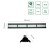 Oprawa przemysłowa HALLS LINE HIGH BAY 200W NW 230V 90ST IP66 IK10 990X126X95MM Czarny 5 Lat Gwarancji 0-10V SLI048004NW_PW SPECTRUM LED do hali