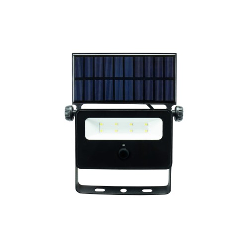 NOCTIS SOLARIS MINI Naświetlacz 2W CW 110st IP65 175x145x30mm Czarny SLI050001 SPECTRUM LED solarny