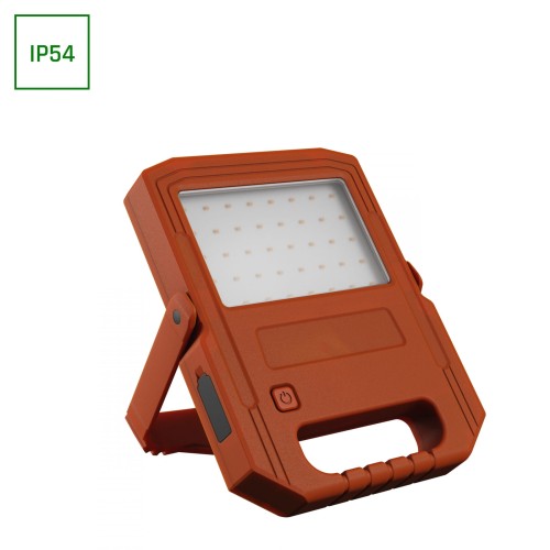 NOCTIS SOLARIS TECHNIC 10W CW IP54 235X175X40mm Pomarańczowy 2 Lata Gwarancji SLI051001CW SPECTRUM LED solarny