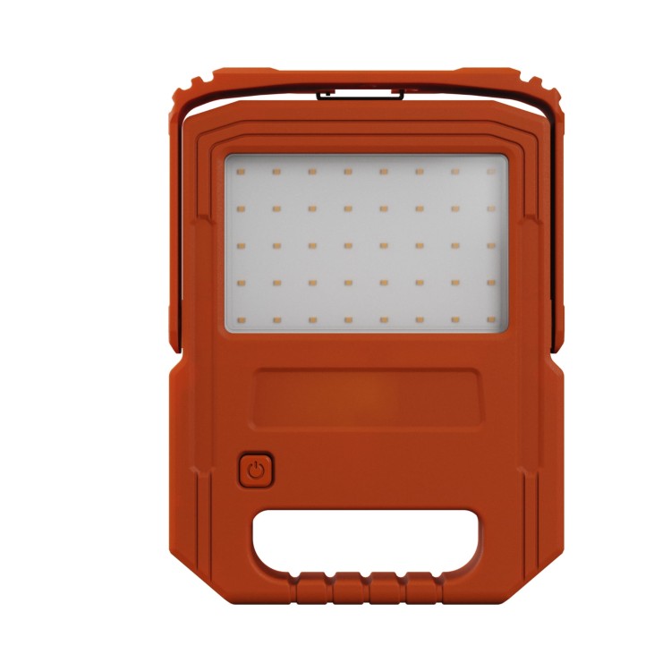 NOCTIS SOLARIS TECHNIC 10W CW IP54 235X175X40mm Pomarańczowy 2 Lata Gwarancji SLI051001CW SPECTRUM LED solarny