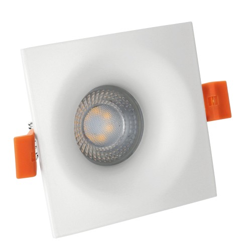 Oprawa sufitowa FIALE V GU10 Oczko GU10 250V IP20 85x85x35mm Biały kwadratowe SLIP001010 SPECTRUM LED podtynkowa
