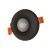Oprawa sufitowa FIALE V GU10 Oczko GU10 250V IP20 FI85x35mm Czarny okrągła SLIP001014 SPECTRUM LED podtynkowa