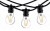 Lampki ogrodowe Girlanda Łańcuch Party do Ogrodu wymienne Żarówki FESTOON LIGHTS 10XE27 7873 NOWODVORSKI Lighting 6m IP65 Dekoracyjny 10 x LED E27 Dekoracja sznur czarny Inspiracje Premium
