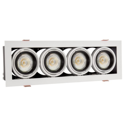 MODERN DAY MINI GU10 X 4 GU10 250V IP20 100x316x77mm Biały, Środek Czarny SLIP002004 SPECTRUM LED
