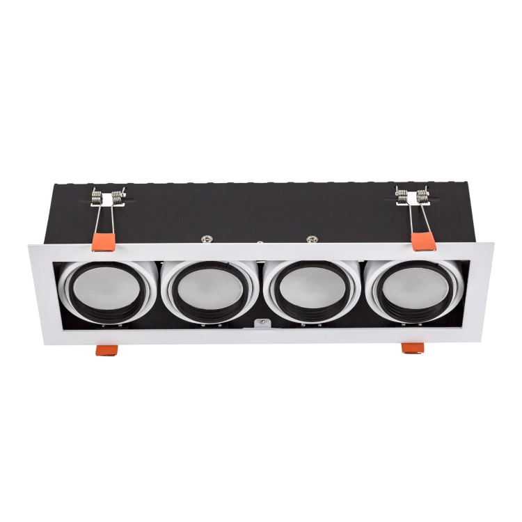 MODERN DAY MINI GU10 X 4 GU10 250V IP20 100x316x77mm Biały, Środek Czarny SLIP002004 SPECTRUM LED