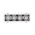 MODERN DAY MINI GU10 X 4 GU10 250V IP20 100x316x77mm Biały, Środek Czarny SLIP002004 SPECTRUM LED