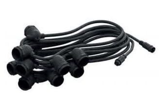 Lampki ogrodowe Girlanda Łańcuch Party do Ogrodu wymienne Żarówki FESTOON LIGHTS 10XE27 7873 NOWODVORSKI Lighting 6m IP65 Dekoracyjny 10 x LED E27 Dekoracja sznur czarny Inspiracje Premium