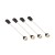 MODERN DAY MINI GU10 X 4 GU10 250V IP20 100x316x77mm Biały, Środek Czarny SLIP002004 SPECTRUM LED