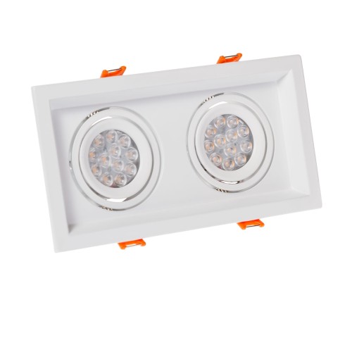 MDD MINI DUE GU10 X 2 GU10 250V IP20 110x210x40mm Biały SLIP002006 SPECTRUM LED