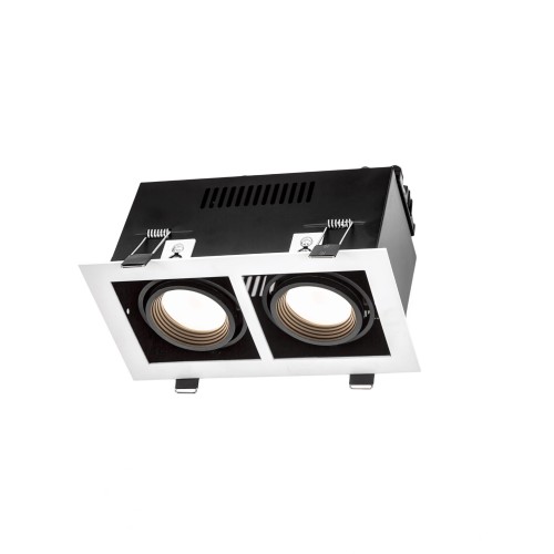 MODERN DAY MINI GU10 X 2 GU10 250V IP20 112x197x115mm Biały, Środek Czarny SLIP002012 SPECTRUM LED