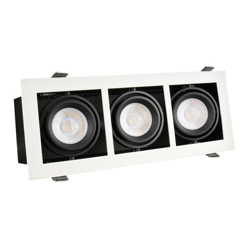 MODERN DAY MINI GU10 X 3 GU10 250V IP20 112x289x115mm Biały, Środek Czarny SLIP002013 SPECTRUM LED