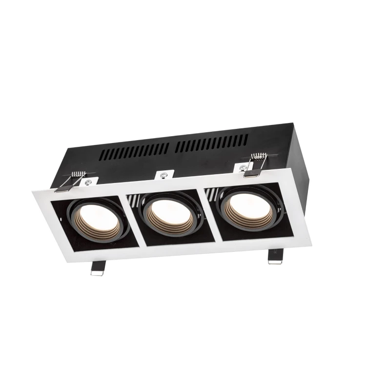 MODERN DAY MINI GU10 X 3 GU10 250V IP20 112x289x115mm Biały, Środek Czarny SLIP002013 SPECTRUM LED