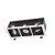 MODERN DAY MINI GU10 X 3 GU10 250V IP20 112x289x115mm Biały, Środek Czarny SLIP002013 SPECTRUM LED