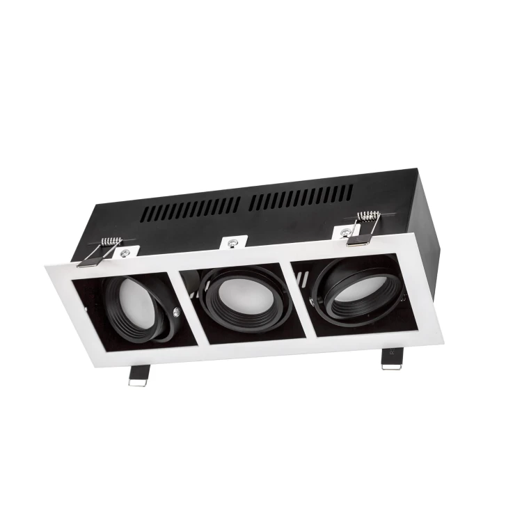 MODERN DAY MINI GU10 X 3 GU10 250V IP20 112x289x115mm Biały, Środek Czarny SLIP002013 SPECTRUM LED