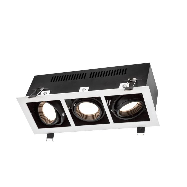 MODERN DAY MINI GU10 X 3 GU10 250V IP20 112x289x115mm Biały, Środek Czarny SLIP002013 SPECTRUM LED
