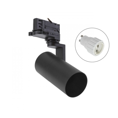 Lampa szynowa Reflektor szynowy MADARA MINI II GU10 na Szynoprzewód 3F GU10 250V IP20 56,5x121x172mm Czarny SLIP003007 SPECTRUM LED szynoprzewodu