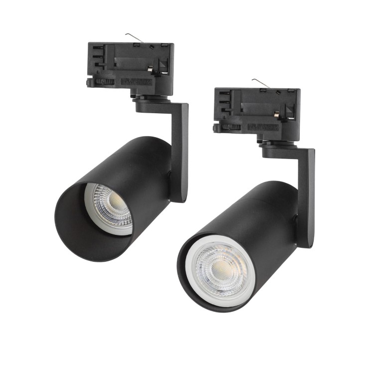 Lampa szynowa Reflektor szynowy MADARA MINI II GU10 na Szynoprzewód 3F GU10 250V IP20 56,5x121x172mm Czarny SLIP003007 SPECTRUM LED szynoprzewodu