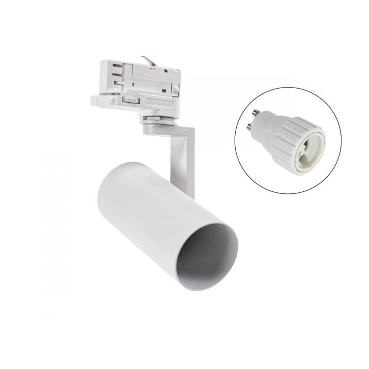 Lampa szynowa Reflektor szynowy MADARA MINI II GU10 na Szynoprzewód 3F GU10 250V IP20 56,5x121x172mm Biały SLIP003008 SPECTRUM LED szynoprzewodu