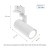 Lampa szynowa Reflektor szynowy MADARA MINI II GU10 na Szynoprzewód 3F GU10 250V IP20 56,5x121x172mm Biały SLIP003008 SPECTRUM LED szynoprzewodu