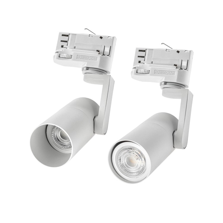 Lampa szynowa Reflektor szynowy MADARA MINI II GU10 na Szynoprzewód 3F GU10 250V IP20 56,5x121x172mm Biały SLIP003008 SPECTRUM LED szynoprzewodu