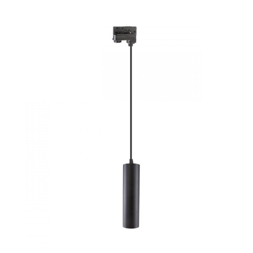 Lampa szynowa wisząca punktowa MADARA MINI II GU10 Zwis na Szynoprzewód 3F 230V IP20 fi55*200mm Czarny kabel 1m SLIP003017 SPECTRUM LED szynoprzewodu