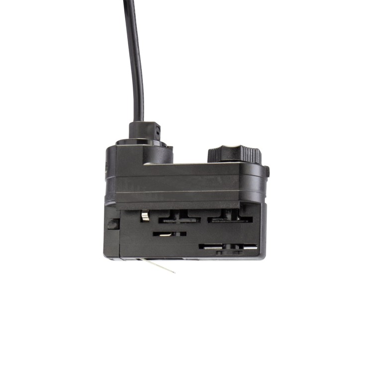 Lampa szynowa wisząca punktowa MADARA MINI II GU10 Zwis na Szynoprzewód 3F 230V IP20 fi55*200mm Czarny kabel 1m SLIP003017 SPECTRUM LED szynoprzewodu