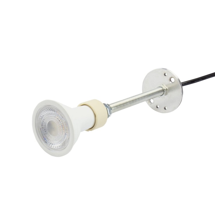 Lampa szynowa wisząca punktowa MADARA MINI II GU10 Zwis na Szynoprzewód 3F 230V IP20 fi55*200mm Czarny kabel 1m SLIP003017 SPECTRUM LED szynoprzewodu