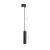 Lampa szynowa wisząca punktowa MADARA MINI II GU10 Zwis na Szynoprzewód 3F 230V IP20 fi55*200mm Czarny kabel 1m SLIP003017 SPECTRUM LED szynoprzewodu