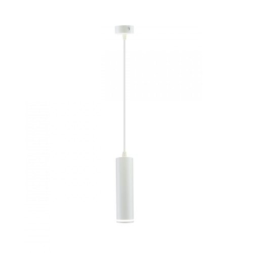 Lampa sufitowa MADARA MINI RING GU10 Zwis BAZA 230V IP20 fi55*200mm Biały kabel 1m SLIP003018 SPECTRUM LED
