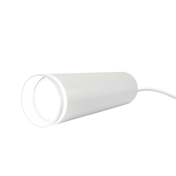Lampa sufitowa MADARA MINI RING GU10 Zwis BAZA 230V IP20 fi55*200mm Biały kabel 1m SLIP003018 SPECTRUM LED