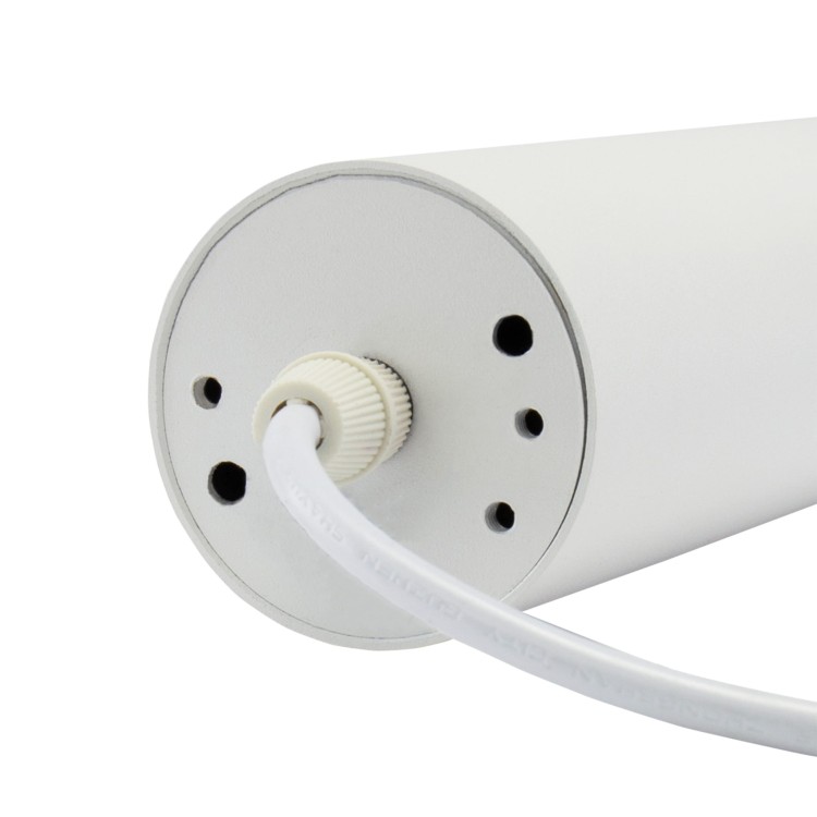 Lampa sufitowa MADARA MINI RING GU10 Zwis BAZA 230V IP20 fi55*200mm Biały kabel 1m SLIP003018 SPECTRUM LED