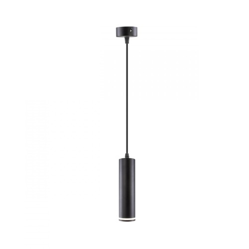 Lampa sufitowa MADARA MINI RING GU10 Zwis BAZA 230V IP20 fi55*200mm Czarny kabel 1m SLIP003019 SPECTRUM LED