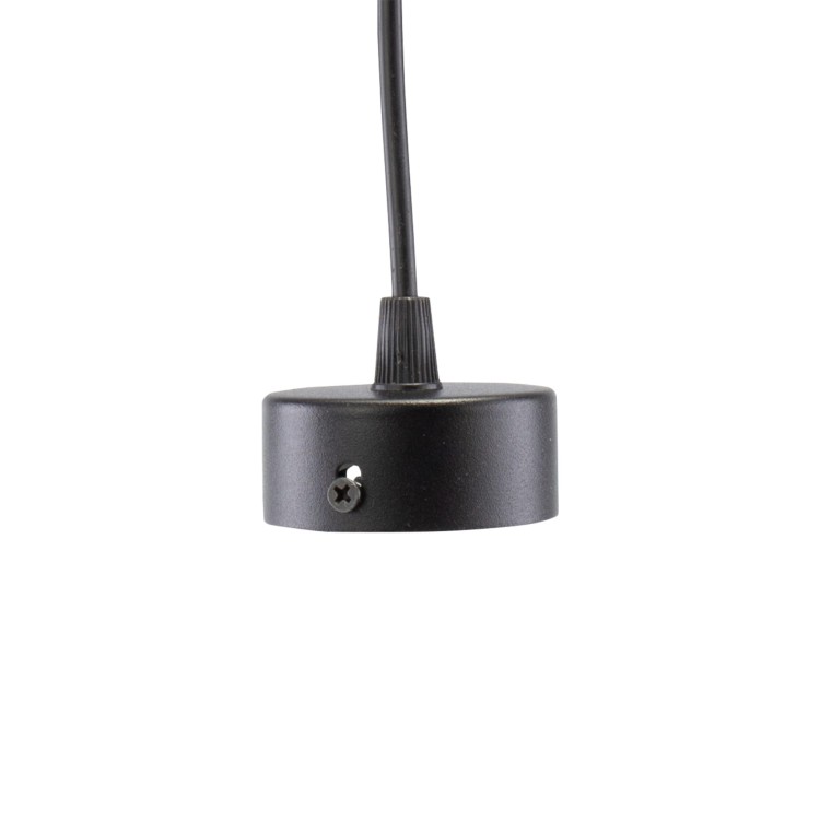 Lampa sufitowa MADARA MINI RING GU10 Zwis BAZA 230V IP20 fi55*200mm Czarny kabel 1m SLIP003019 SPECTRUM LED