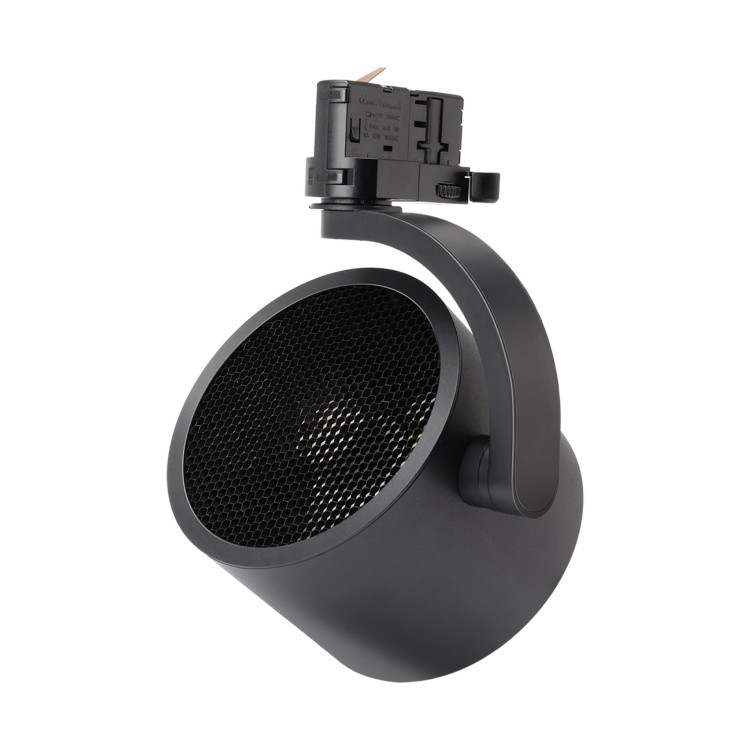 Lampa szynowa Reflektor szynowy MADARA AR111 GU10 na Szynoprzewód 3F 250V IP20 120x160mm Czarny SLIP003038 SPECTRUM LED szynoprzewodu