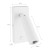 Kinkiet z włącznikiem MADARA SLIM MR11 SWITCH 230V IP20 38x95 + baza 140x60x25 Biały SLIP003039 SPECTRUM LED do sypialni